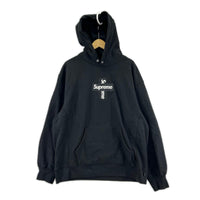 パーカー Cross Box Logo Hooded L ブラック