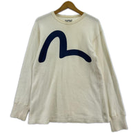 長袖Ｔシャツ EVISU 長袖Tシャツ・カットソー ﾜｯﾌﾙT 白 (38) 38 ホワイト