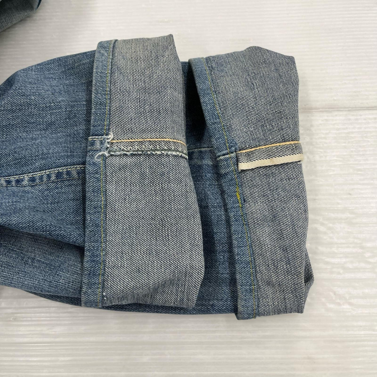 デニムパンツ Lot101Z ｻｲﾄﾞ黒ﾀｸﾞ 片耳 GRIPPER ブルー