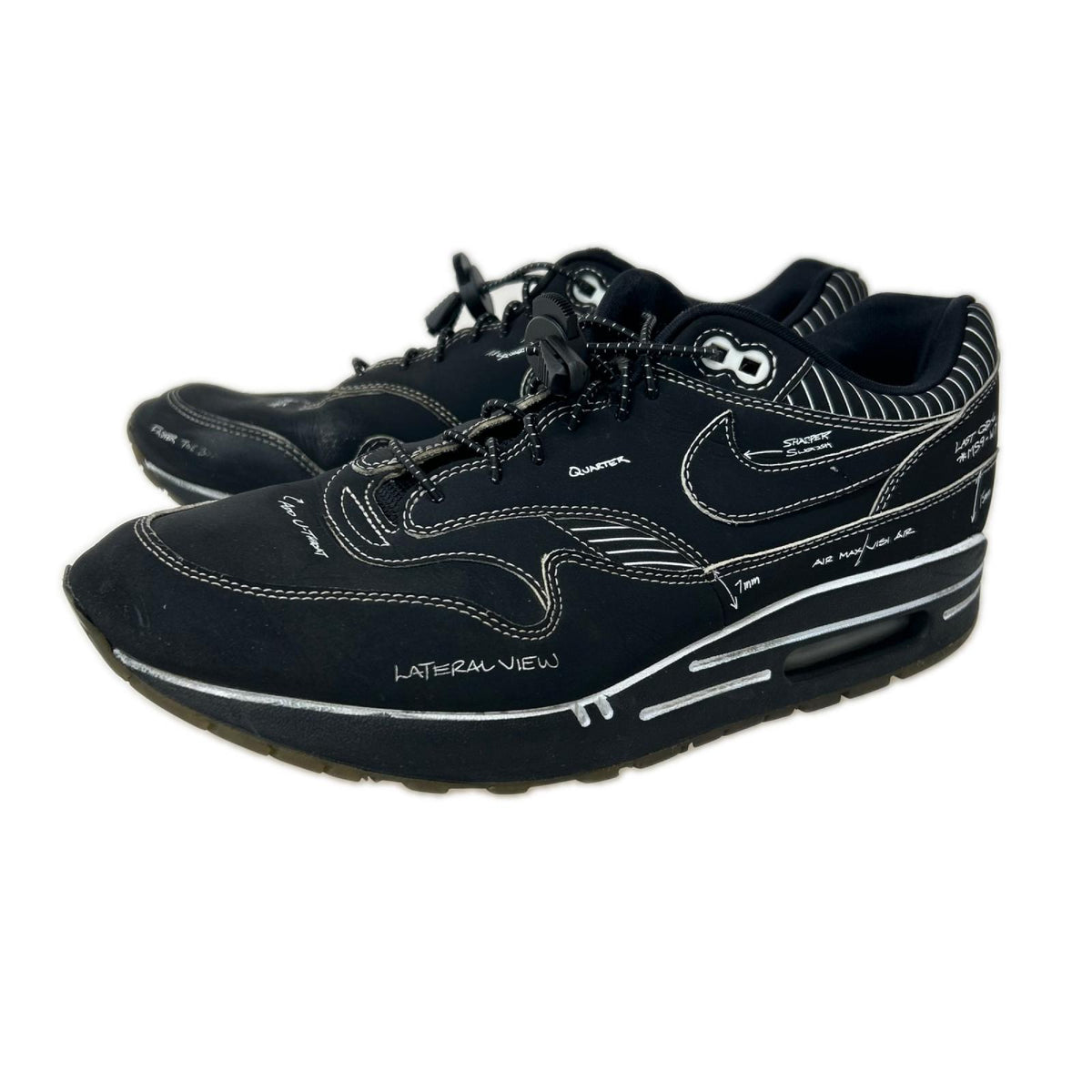 スニーカー AIR MAX 1 SKETCH TO SHELF 28cm 28cm (US10 UK9 1/2 EU46) ブラック