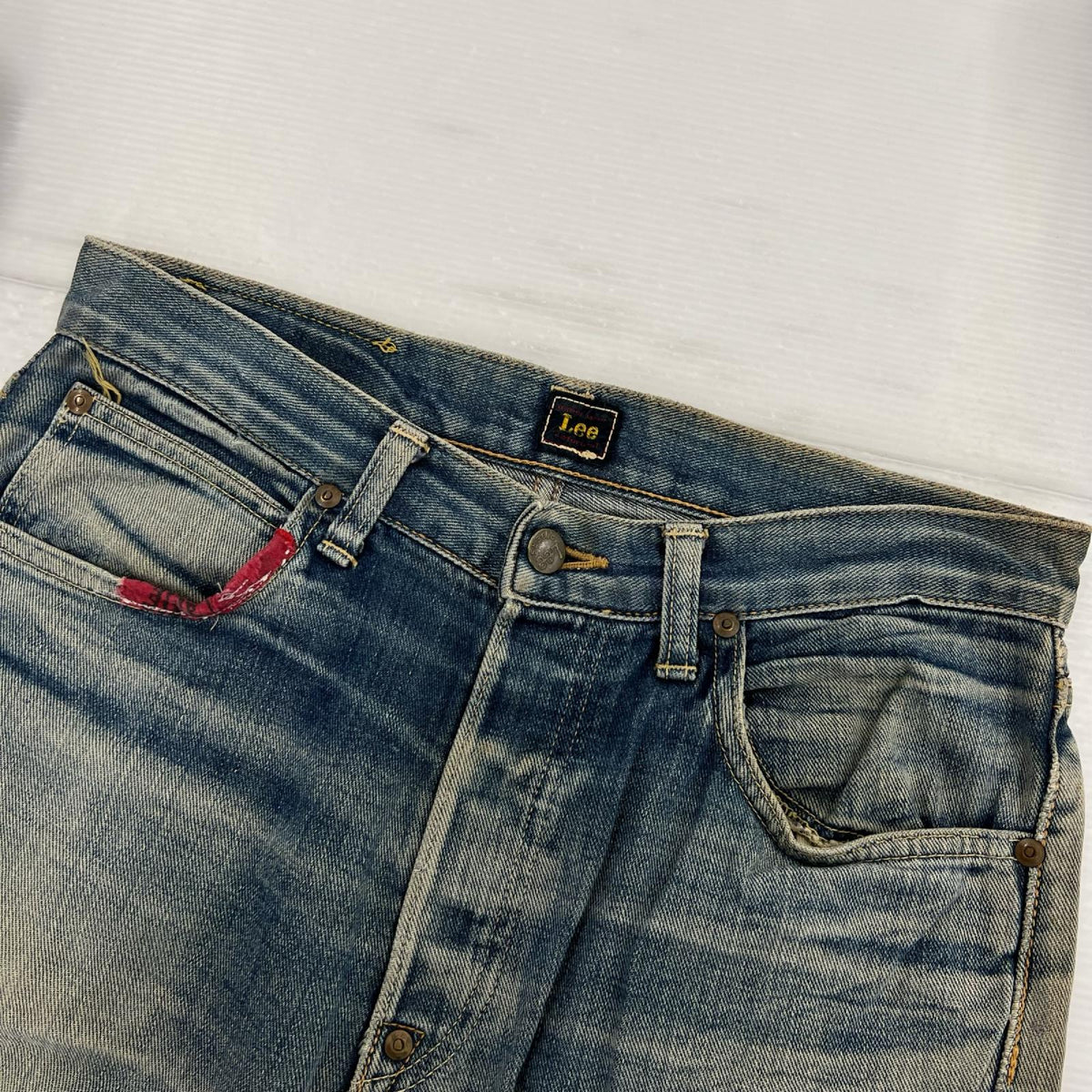 デニムパンツ 101B復刻 Lee 4101 40sモデルデニムパンツ-31 31 ブルー