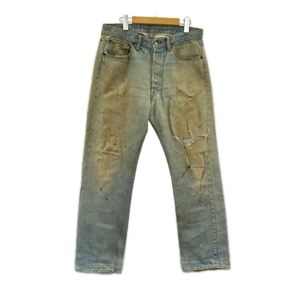 デニムパンツ 66前期 裏ﾎﾞﾀﾝ6 501 ｳｴｽﾄ実寸85cm前後