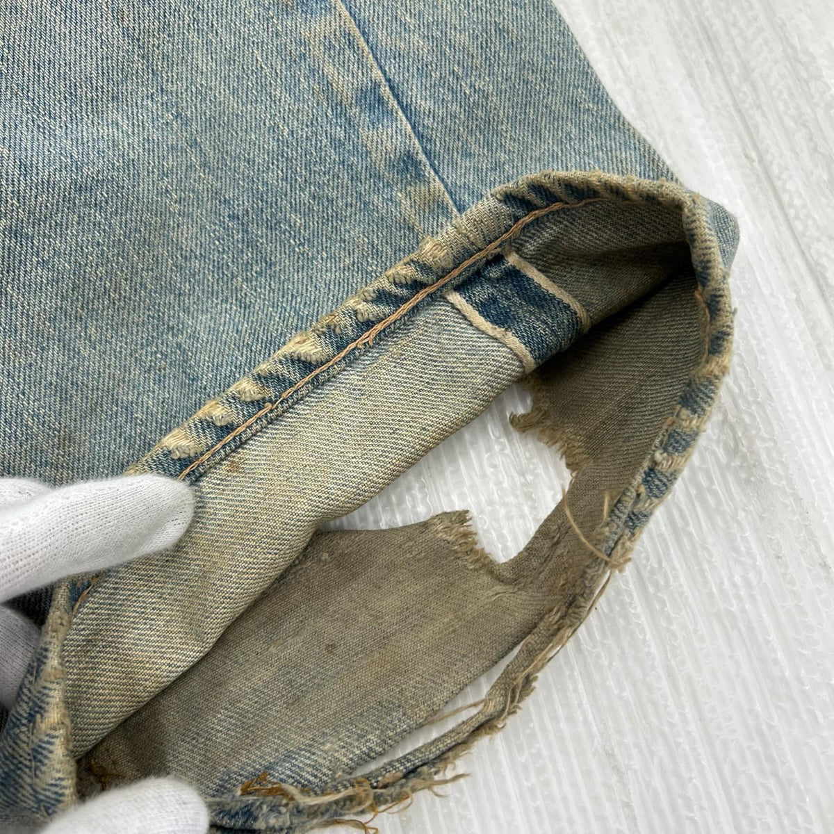 デニムパンツ 66前期 裏ﾎﾞﾀﾝ6 501 ｳｴｽﾄ実寸85cm前後
