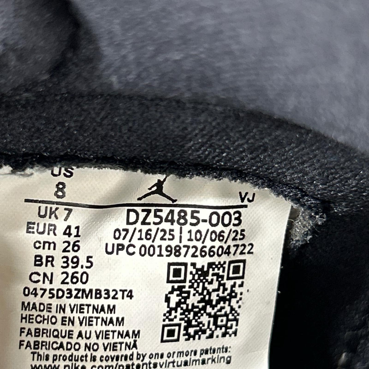 スニーカー AJ1 Retro High OG Cool Grey 26cm (US8 UK7 1/2 EU42)