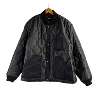 レザージャケット QUILTED LINNER SHORT LEATHER (XL) ブラック