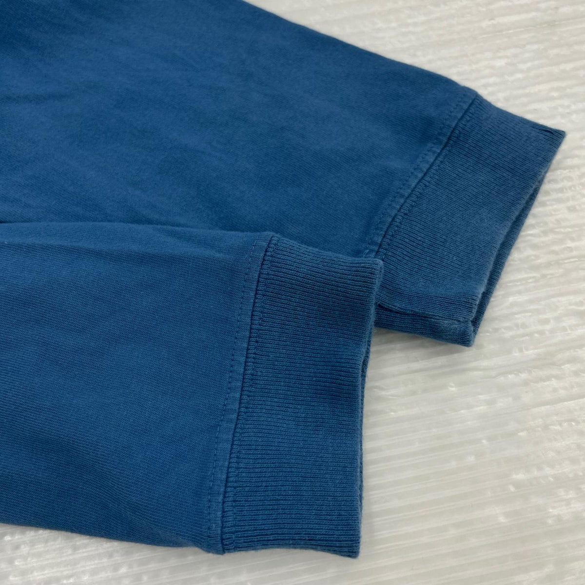 長袖Ｔシャツ 胸元ﾛｺﾞ 青 (M) M ブルー