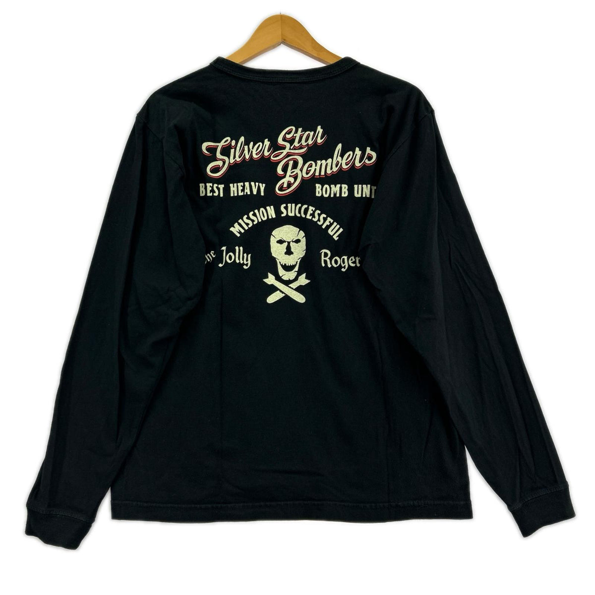 長袖Ｔシャツ 90th ｼﾞｮﾘｰﾛｼﾞｬｰ 黒 (M) M ブラック