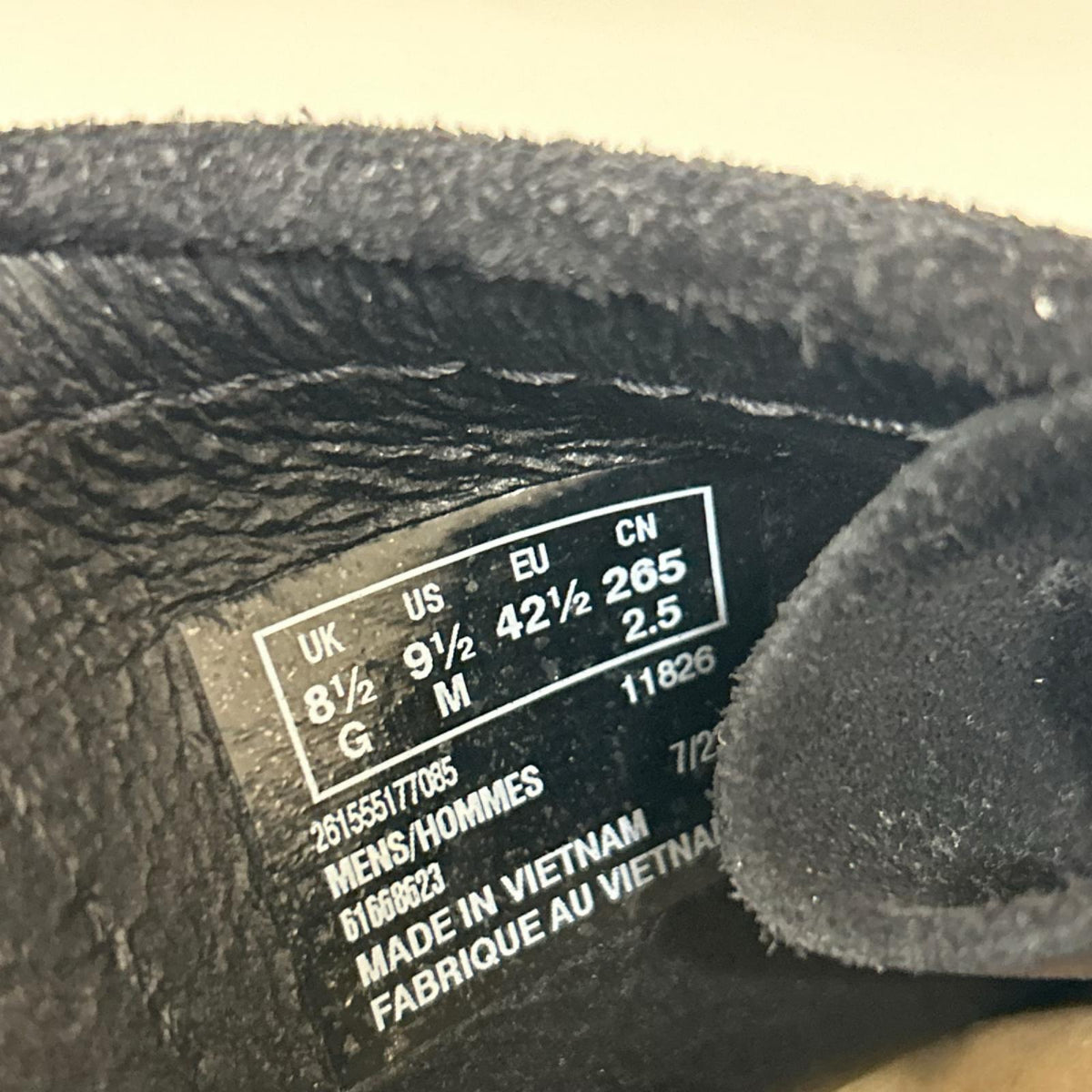 ブーツ 26155517 Wallabee Boot 黒 (9 1/2) ブラック