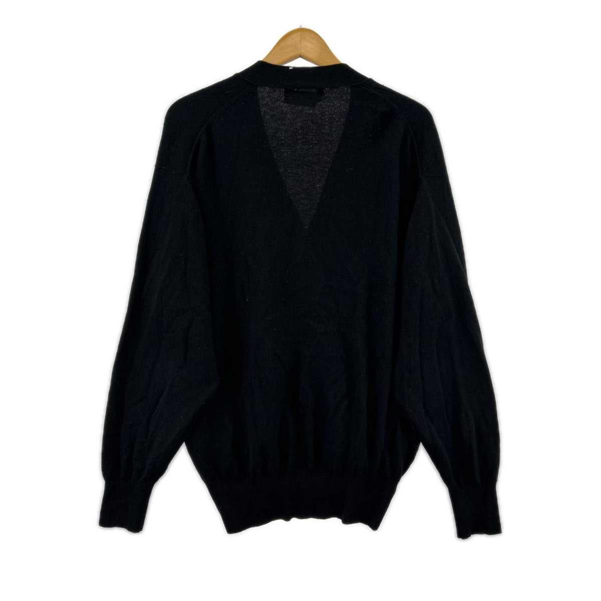 カーディガン Wool knit cardigan/ﾌﾞﾗｯｸ ブラック