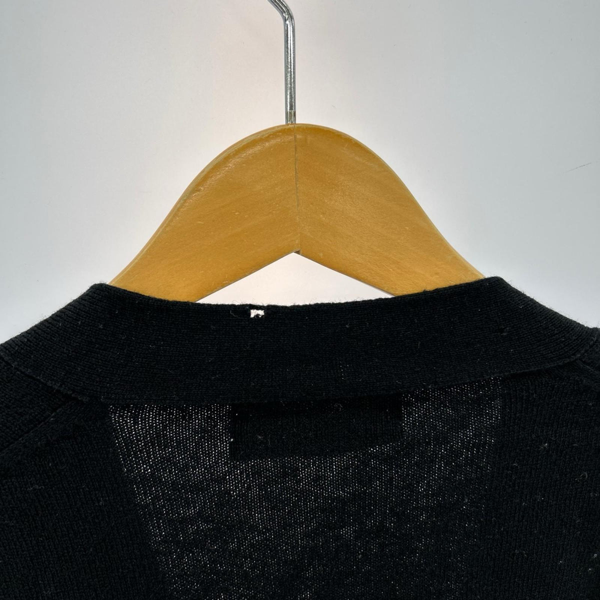 カーディガン Wool knit cardigan/ﾌﾞﾗｯｸ ブラック