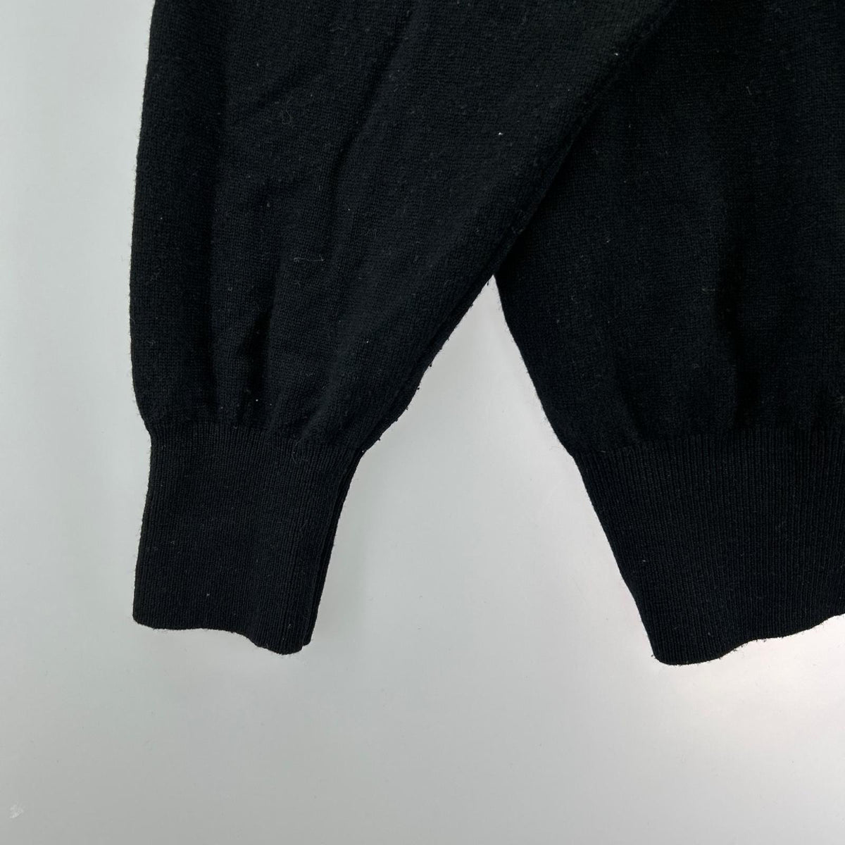 カーディガン Wool knit cardigan/ﾌﾞﾗｯｸ ブラック