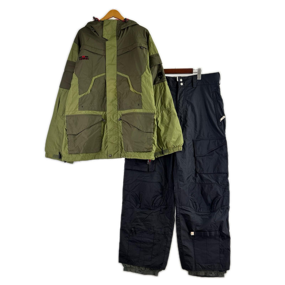 セットアップ BURTON ANALOG ｽｷｰ ｳｴｱ L グリーン
