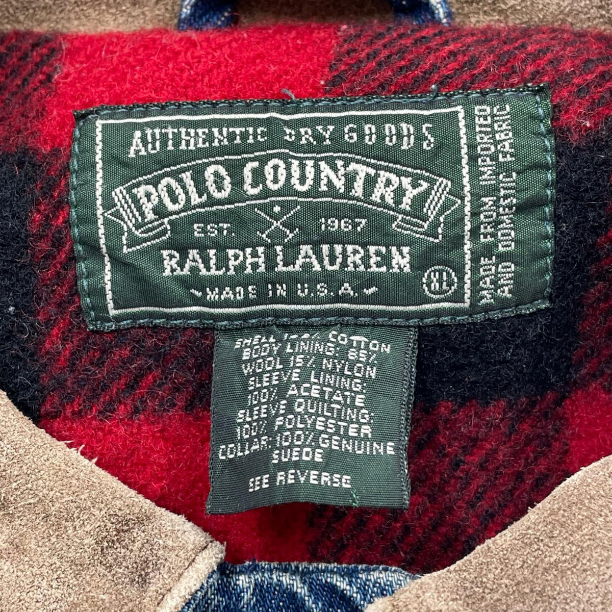 ジャケット POLO COUNTRY ﾃﾞﾆﾑｼﾞｬｹｯﾄ XL ブルー