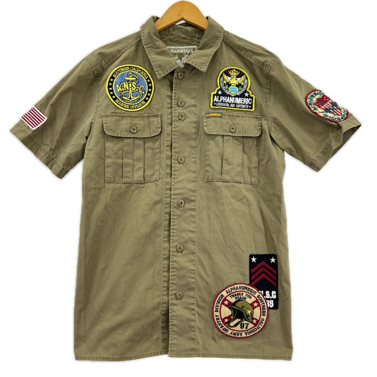 半袖シャツ Military SS Shirt M KHK M
