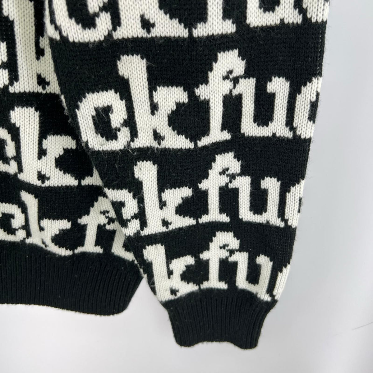 ニット Fuck Sweater/ﾌﾞﾗｯｸ S ブラック