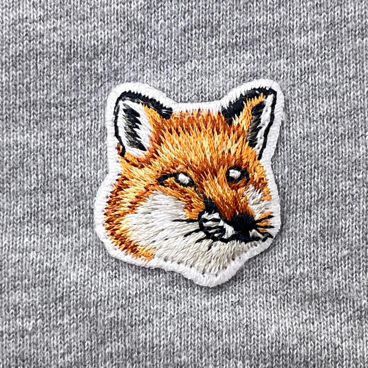 スウェット MAISON KITSUNE SWEAT SHIRT FOX HEAD PATCH L ｸﾞﾚｰ L グレー