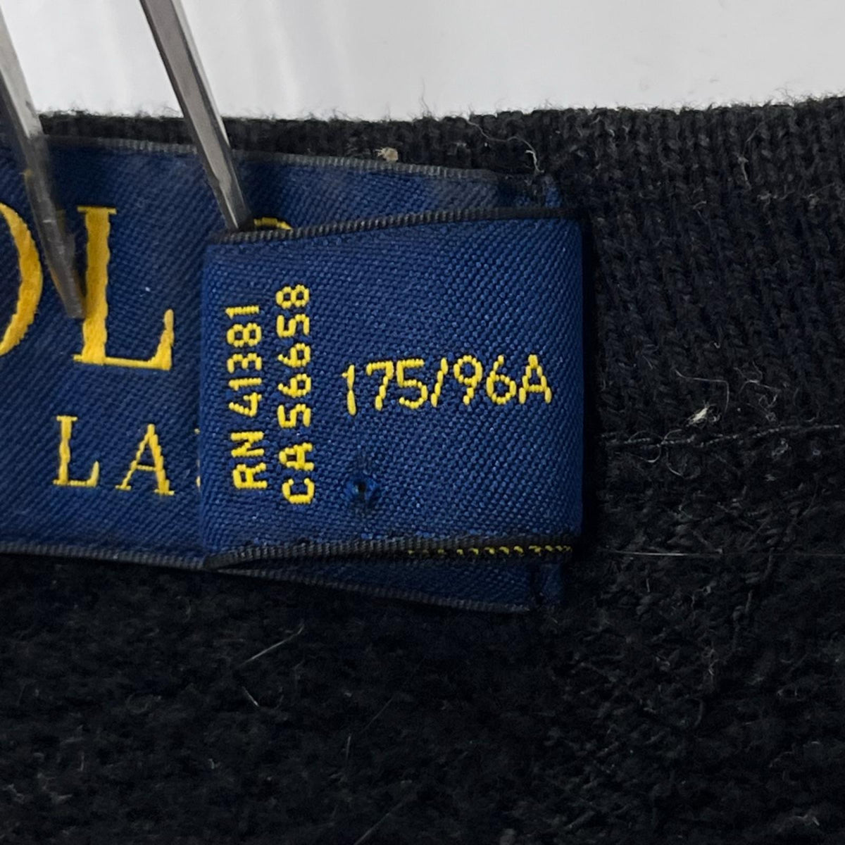 スウェット POLO RALPH LAUREN ﾎﾟﾛﾍﾞｱ ﾗﾙﾌｶﾌｪ ﾌﾟﾘﾝﾄｽｳｪｯﾄ M ﾌﾞﾗｯｸ M ブラック