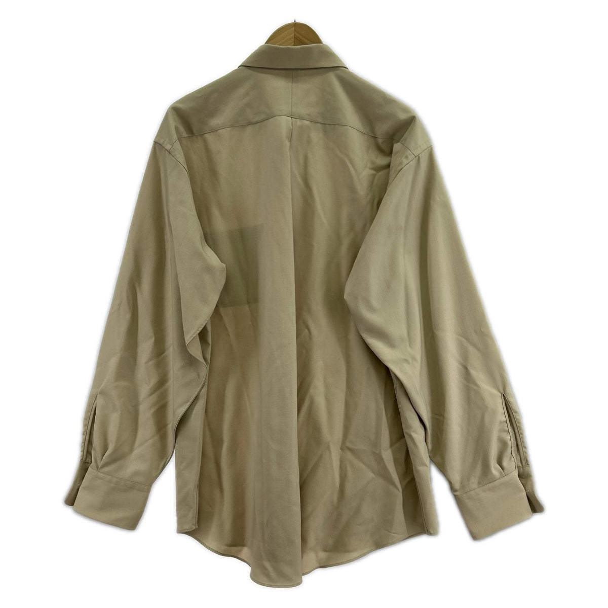長袖シャツ 26SS オーガニックウール 2/80 トロピカルシャツ A26A15SH01C 3 ベージュ