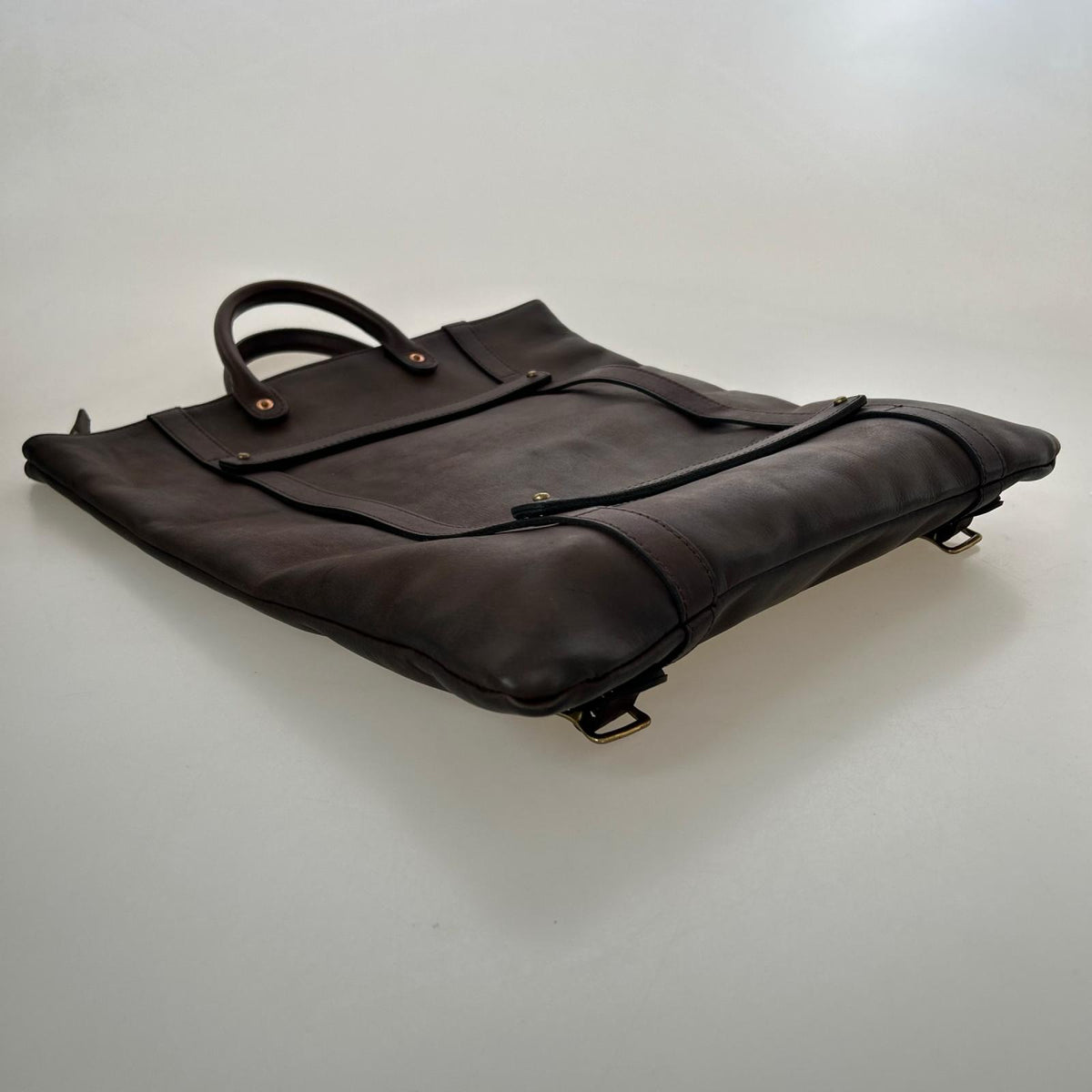 その他バッグ LEATHER HELMET 2WAY BAG ブラウン