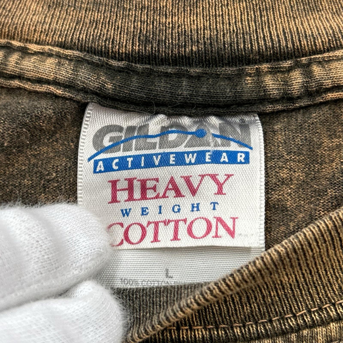 半袖Ｔシャツ 00s GILDANﾎﾞﾃﾞｨ 古代壁画 ﾌﾞﾗｳﾝ (L) L ブラウン