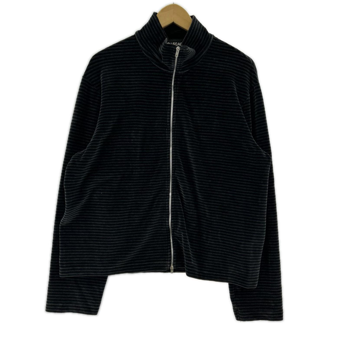 スウェット SHRUNKEN FULLZIP P0L0 46 ブラック