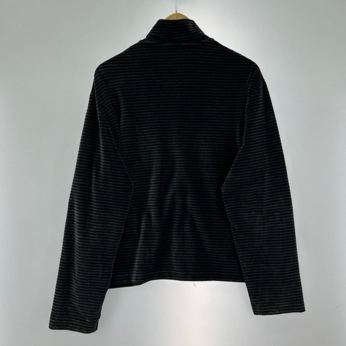 スウェット SHRUNKEN FULLZIP P0L0 46 ブラック