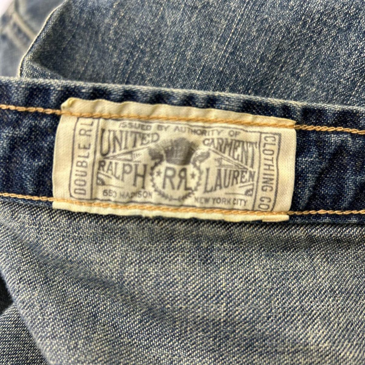 長袖シャツ ﾃﾞﾆﾑｳｴｽﾀﾝｼｬﾂ M M ブルー