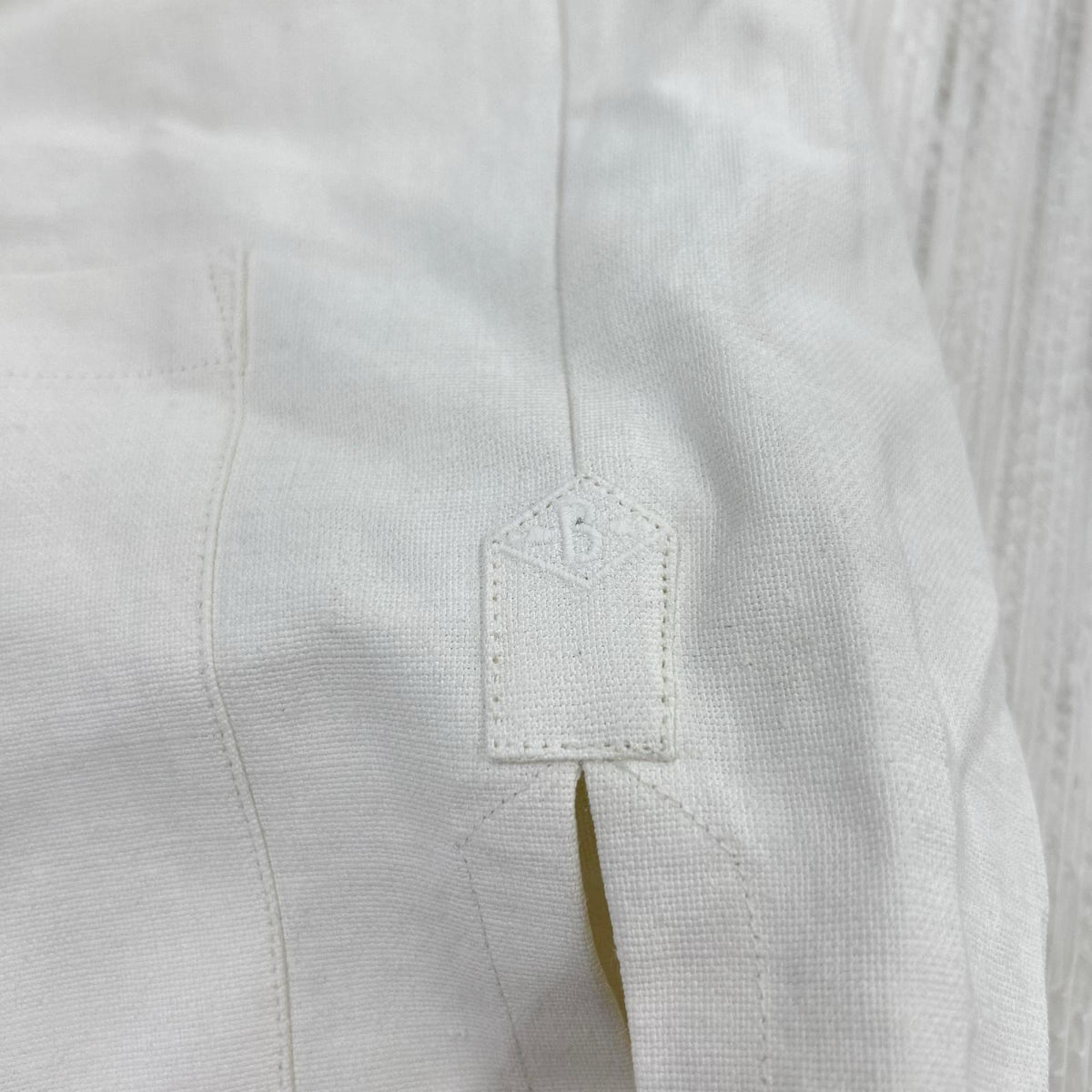 長袖シャツ BOURRIENNE PARIS X ﾘﾈﾝ 白 (XS) ホワイト
