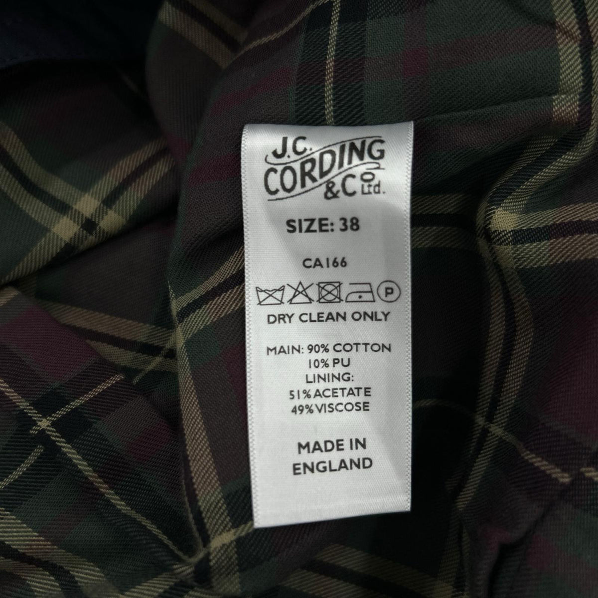 ジャケット CORDINGS ｽｲﾝｸﾞﾄｯﾌﾟ (38) 38 ネイビー