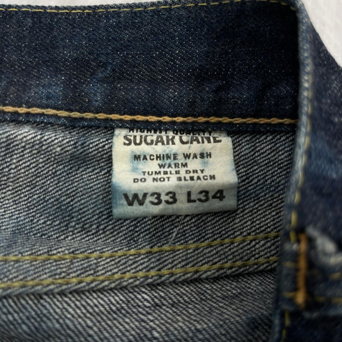 デニムパンツ SC42009 w33 33 ネイビー