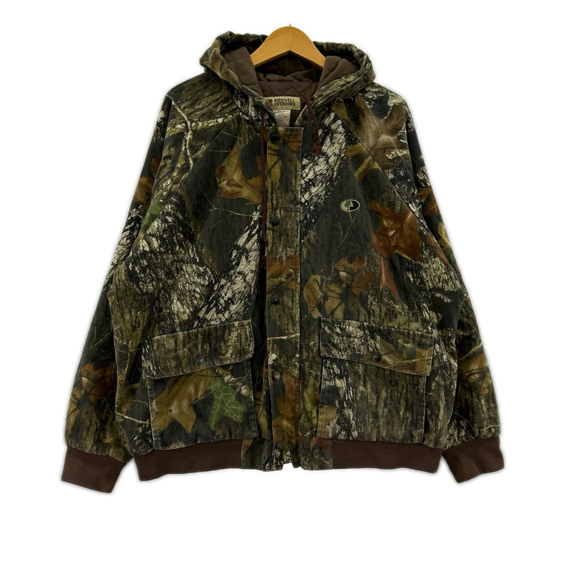 パーカー USA製 Corn Field Camo ｼﾞｯﾌﾟﾊﾟｰｶｰ L