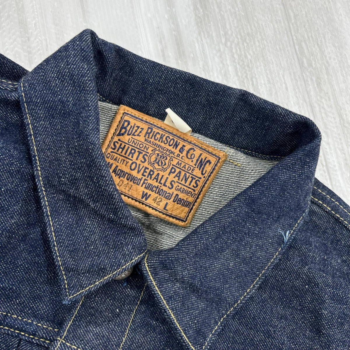 デニムジャケット WORLD WAR II DENIM BLOUSE/42 42 ネイビー