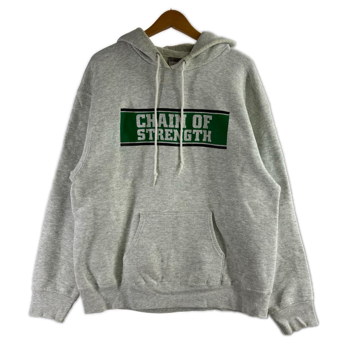 パーカー 90s chain of strength　USHC ﾊﾞﾝﾄﾞﾊﾟｰｶｰ L ホワイト