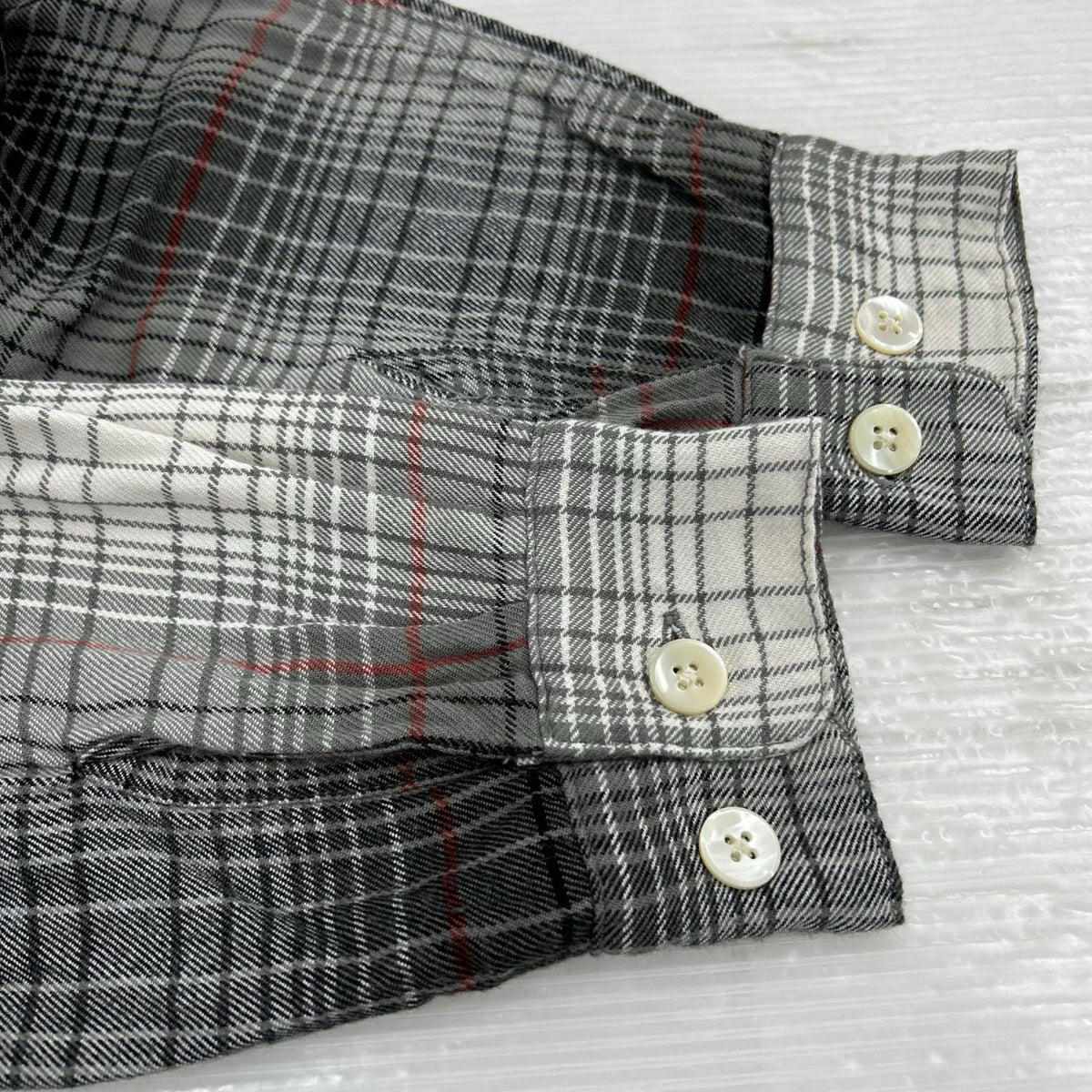 長袖シャツ WEST RIDE ﾚｰﾖﾝﾁｪｯｸｼｬﾂ M 黒 M ブラック