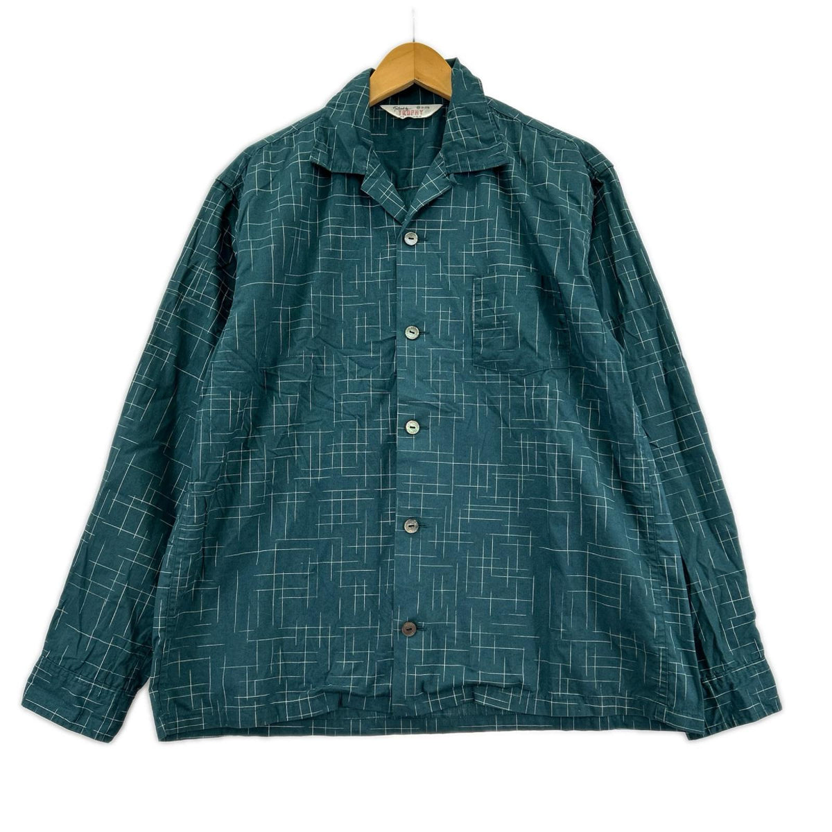 長袖シャツ TROPY CLOTHING 26SS Atomic Hawaiian L/S Shirt M ｸﾞﾘｰﾝ M グリーン