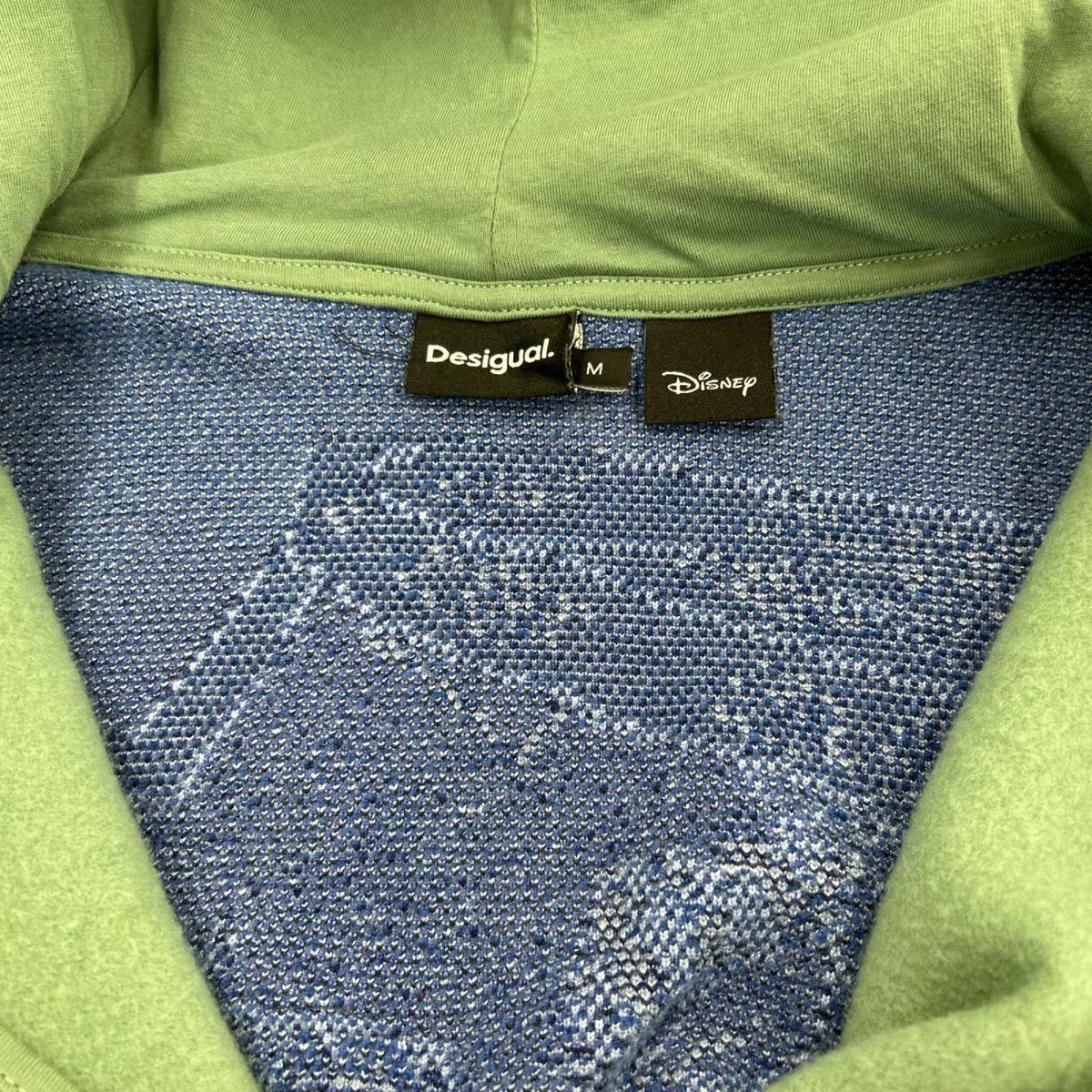 パーカー Desigual×Disney ｼﾞｯﾌﾟﾊﾟｰｶｰ M グリーン