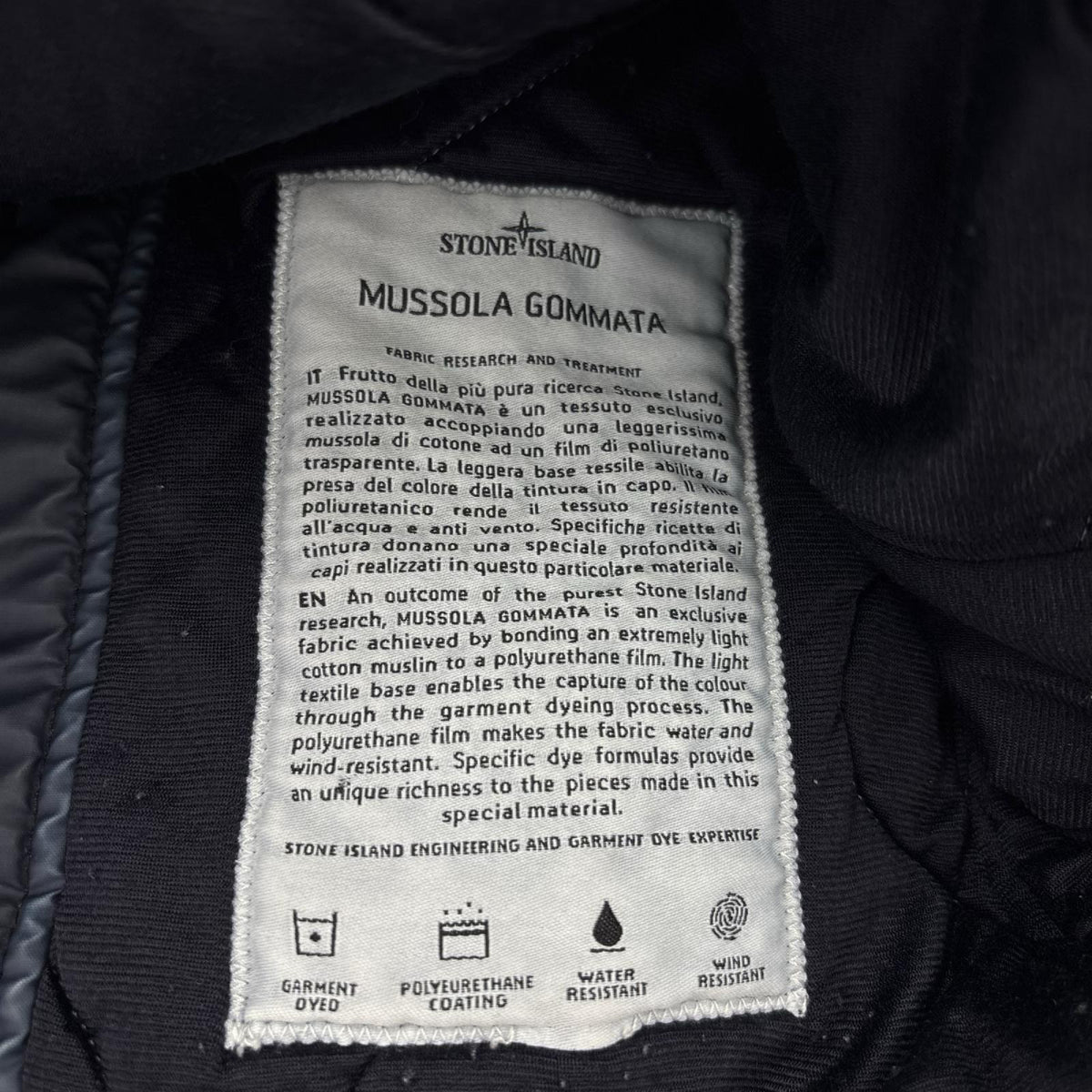 ジャケット 11AW MUSSOLA GOMMATO 4P ｽﾀﾝﾄﾞｶﾗｰｼﾞｬｹｯﾄ M M ネイビー