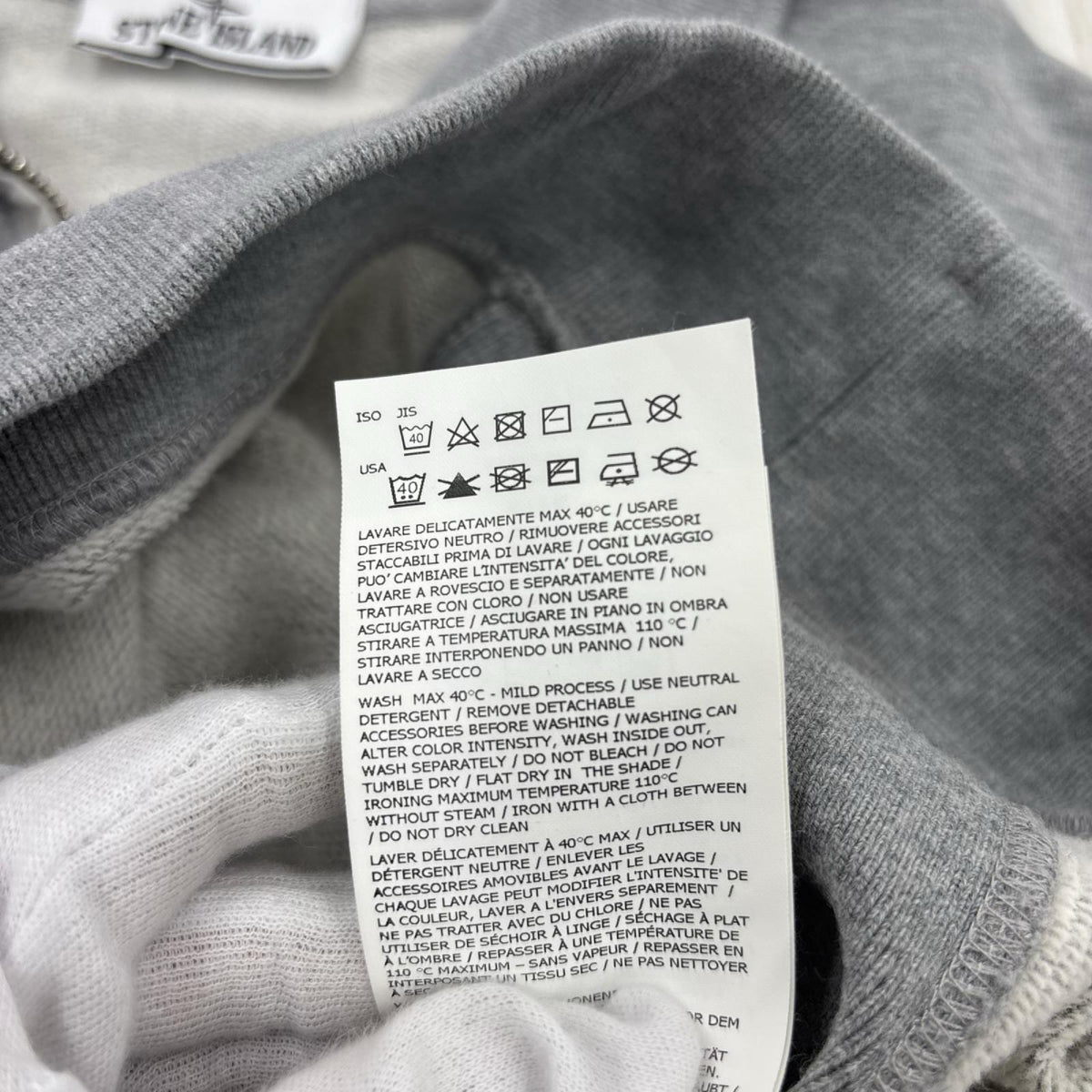 スウェット Garment Dyed Fleece Half Zip Melange GRY M グレー