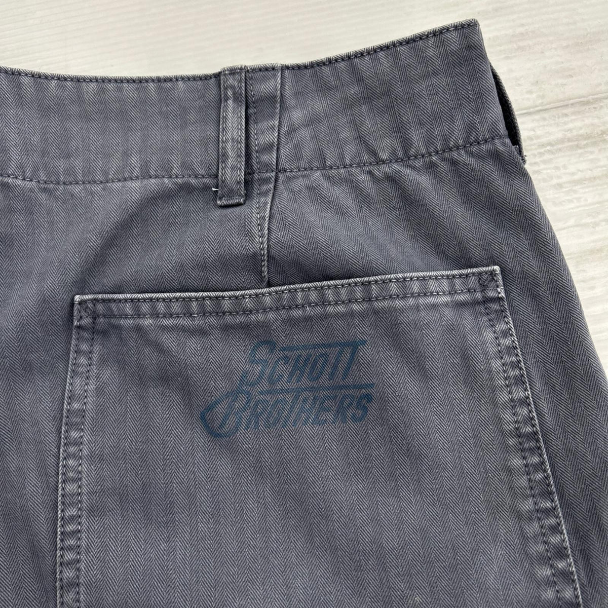パンツ Herringbone Trousers Pant 36 BLU 36 グレー