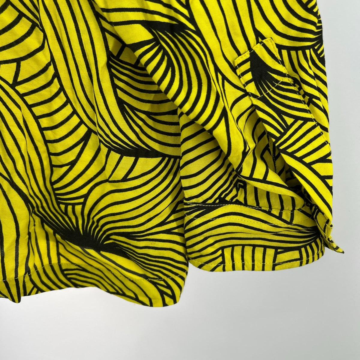 長袖シャツ BANANA RAYON SHIRT L/Sｼｬﾂ 黄色 2XL イエロー