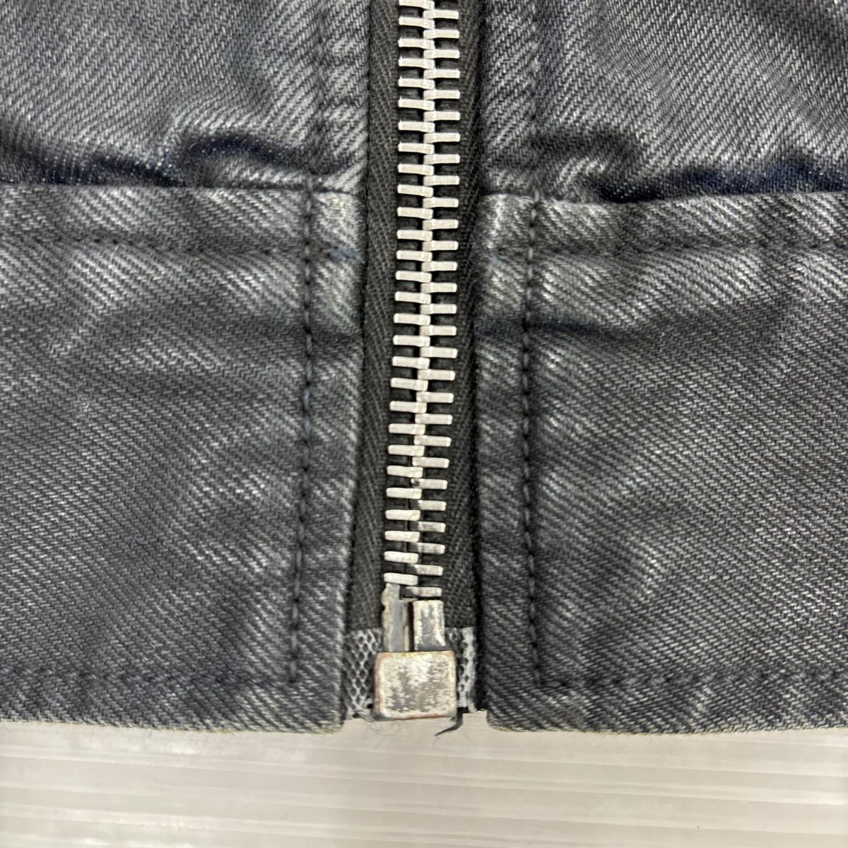 デニムジャケット D-JAR COATING DENIM JACKET 黒 L ブラック
