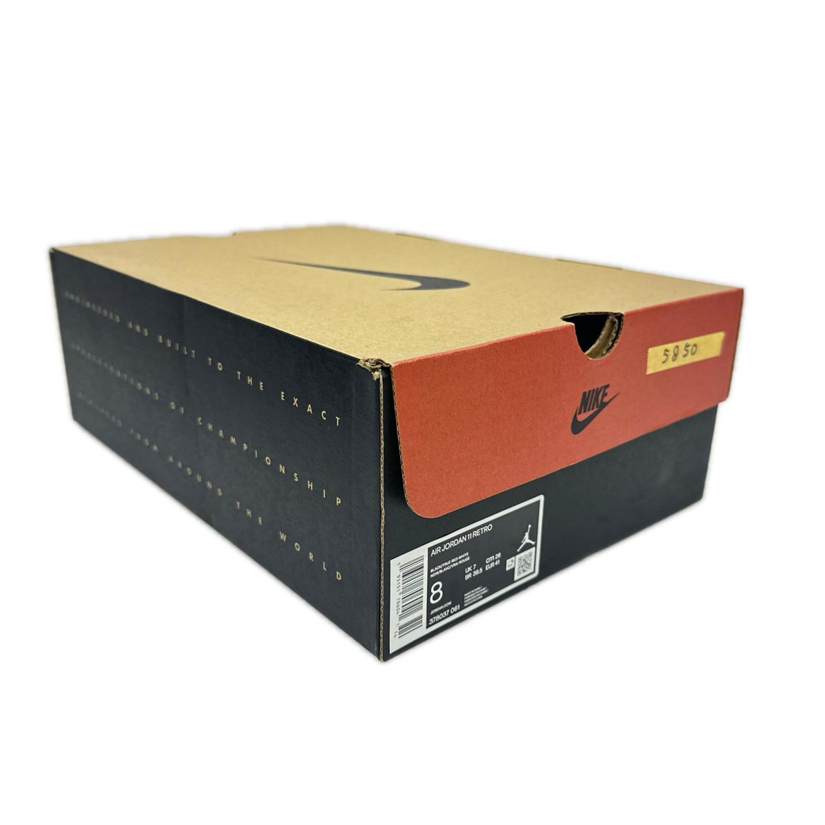 シューズ AIR JORDAN 11 RETRO BLK 26