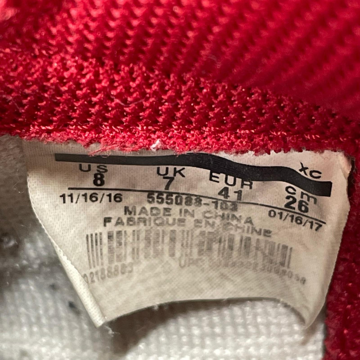スニーカー Air Jordan 1 High OG Metallic Red 26cm (US8 UK7 1/2 EU42)
