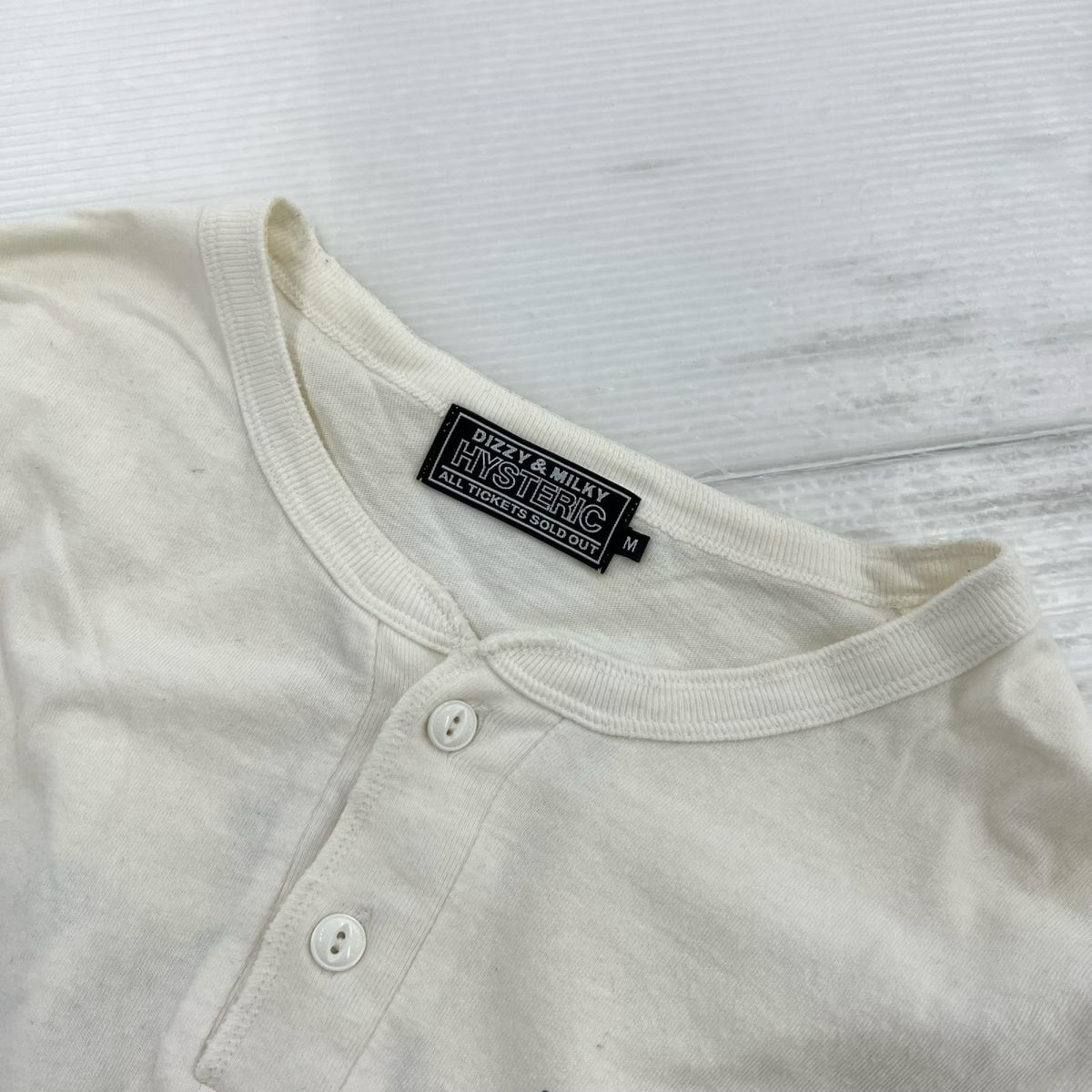 長袖Ｔシャツ HYSTERIC GLAMOUR HG CIRCLE LIGHTNING ﾍﾝﾘｰﾈｯｸﾗｸﾞﾗﾝTee M M ホワイト