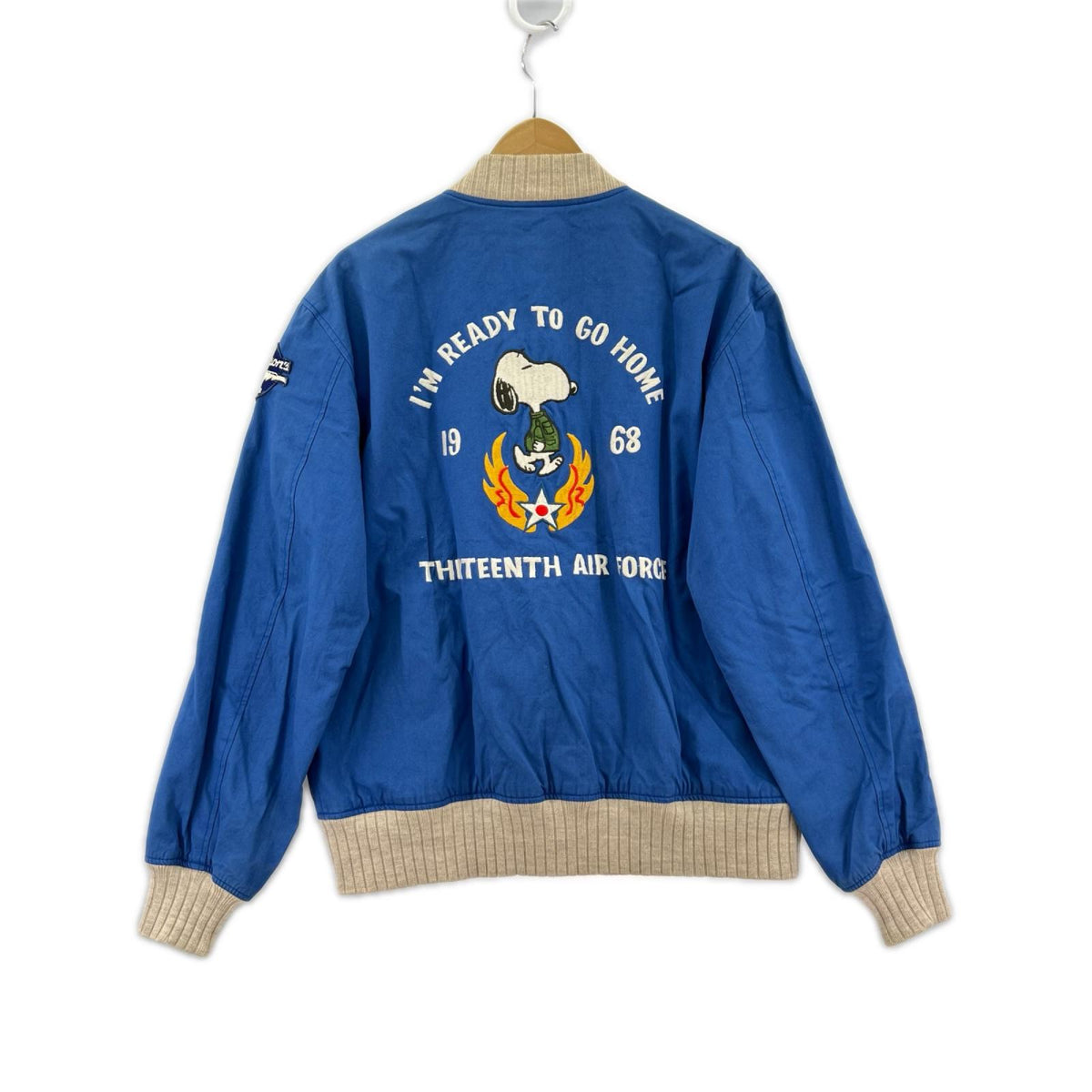 ジャケット BR14073 SNOOPY TOUR JACKET (40) 40 ブルー