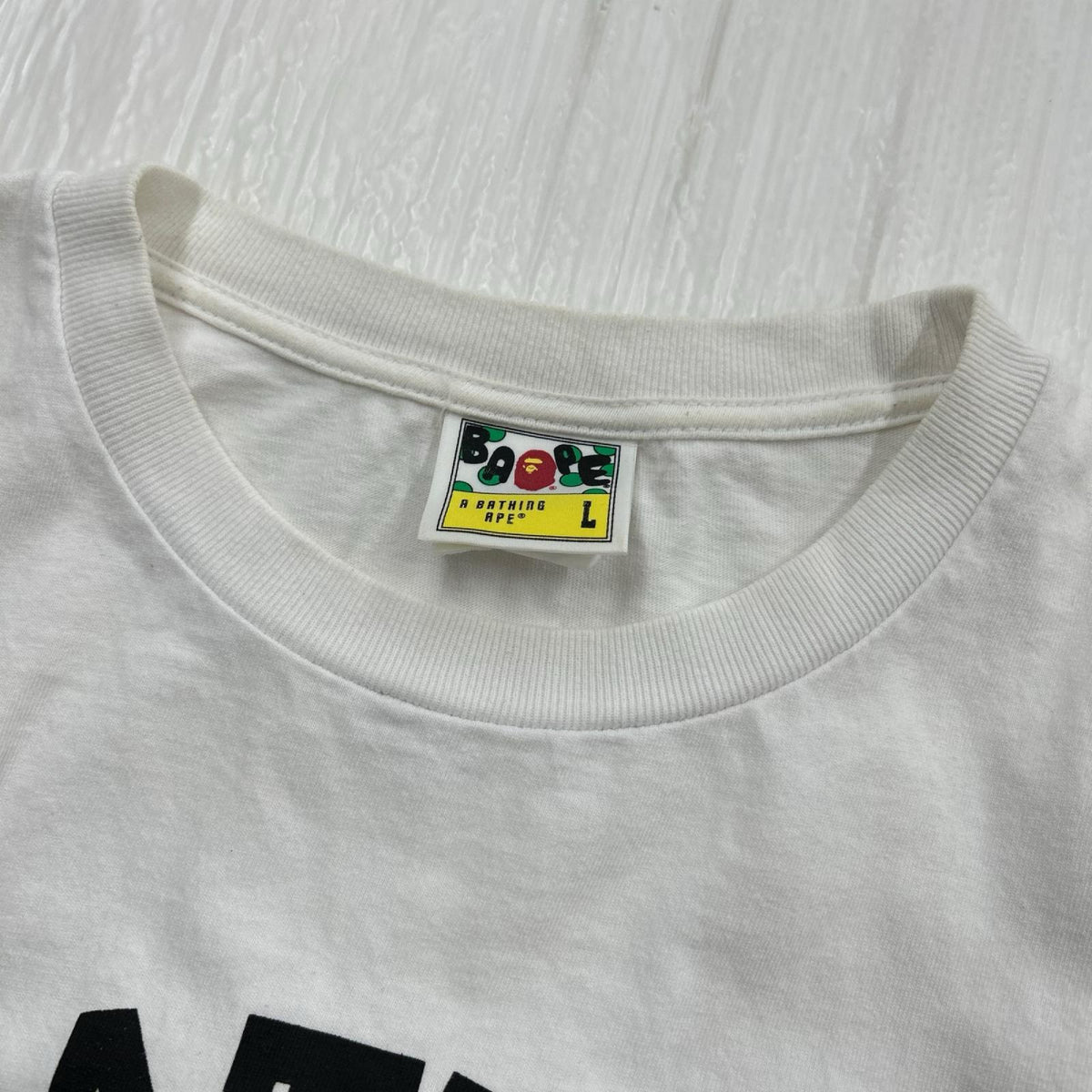 半袖Ｔシャツ ｶﾓﾌﾗﾛｺﾞ ﾎﾜｲﾄ　（L) L ホワイト