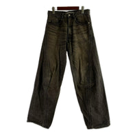 デニムパンツ NVRFRGT 3D Twisted Wide Leg Jeans 1 ブラック