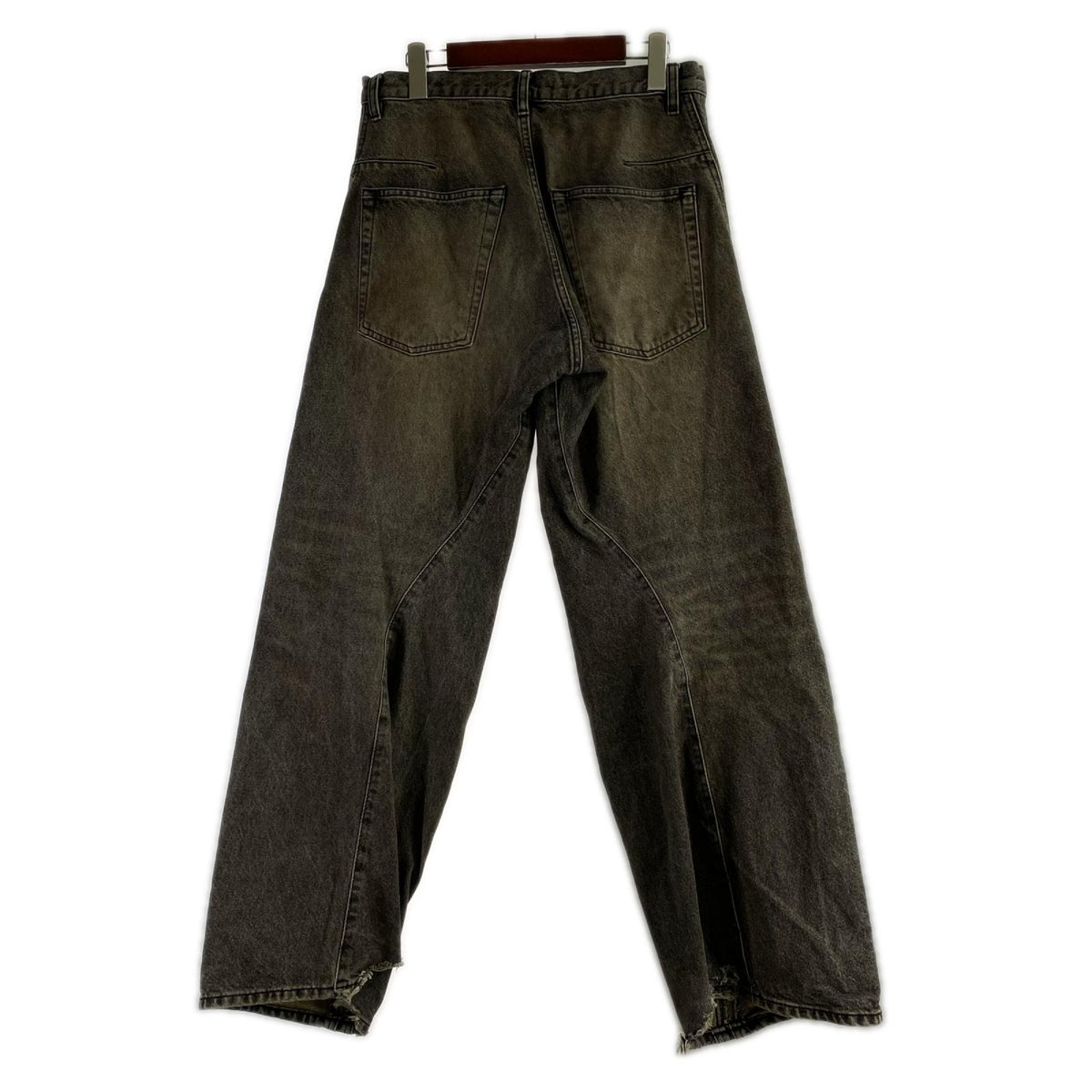 デニムパンツ NVRFRGT 3D Twisted Wide Leg Jeans 1 ブラック