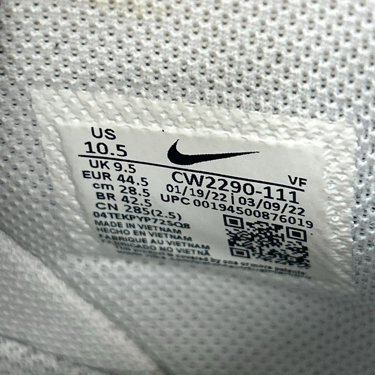 スニーカー AIR FORCE 1 HIGH 07 白 (28.5㎝) 28.5cm (US10 1/2 UK10 EU47) ホワイト