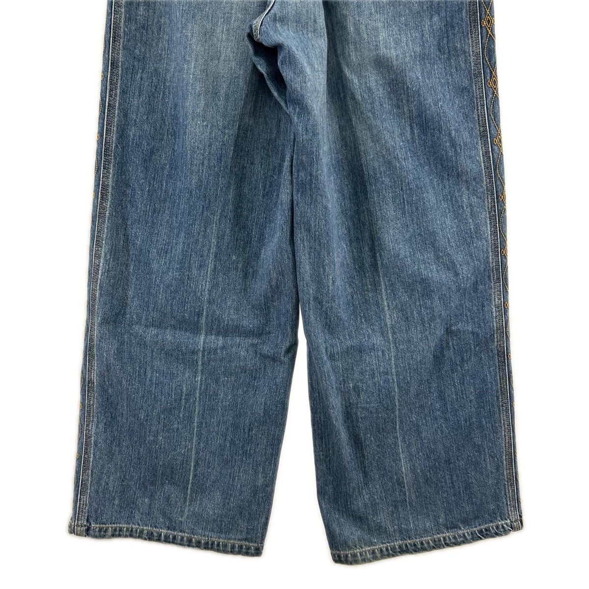 デニムパンツ SARTO WIDE EMBROIDERY DENIM PANTS L L